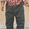 Sergent Major Pantalon & Jean-Pantalon vert argile en velours c&ocirc;tel&eacute;
