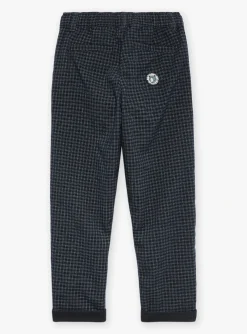 Sergent Major Pantalon & Jean-Pantalon vert bouteille &agrave; imprim&eacute; &agrave; carreaux