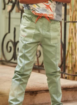 Sergent Major Pantalon & Jean-Pantalon vert en molleton