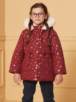Sergent Major Manteau, Parka & Veste-Parka 3 en 1 à motifs fleurs
