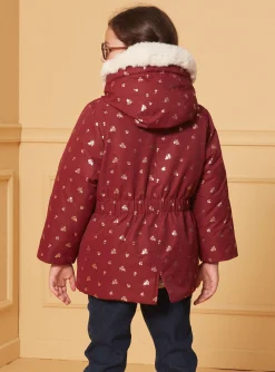 Sergent Major Manteau, Parka & Veste-Parka 3 en 1 &agrave; motifs fleurs