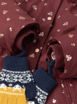 Sergent Major Manteau, Parka & Veste-Parka 3 en 1 &agrave; motifs fleurs