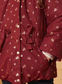 Sergent Major Manteau, Parka & Veste-Parka 3 en 1 &agrave; motifs fleurs