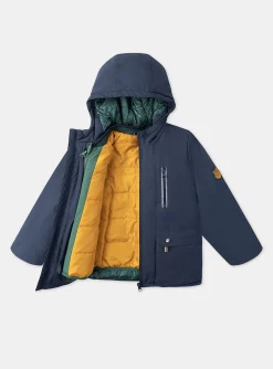 Sergent Major Manteau, Parka & Veste-Parka 3 en 1 Marine