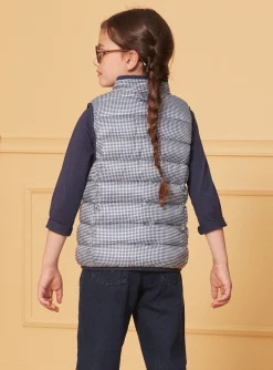 Sergent Major Manteau, Parka & Veste-Parka 3 en 1 marine à pois argentés