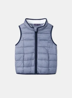 Sergent Major Manteau, Parka & Veste-Parka 3 en 1 marine à pois argentés