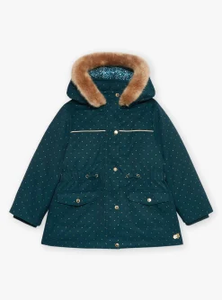 Sergent Major Manteau, Parka & Veste-Parka 3 en 1 vert sapin &agrave; capuche