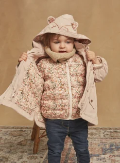 Sergent Major Manteau, Parka & Veste-Parka &agrave; capuche 3 en 1 beige en canvas