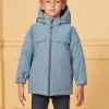 Sergent Major Manteau, Parka & Veste-Parka Bleue &agrave; capuche mi-saison