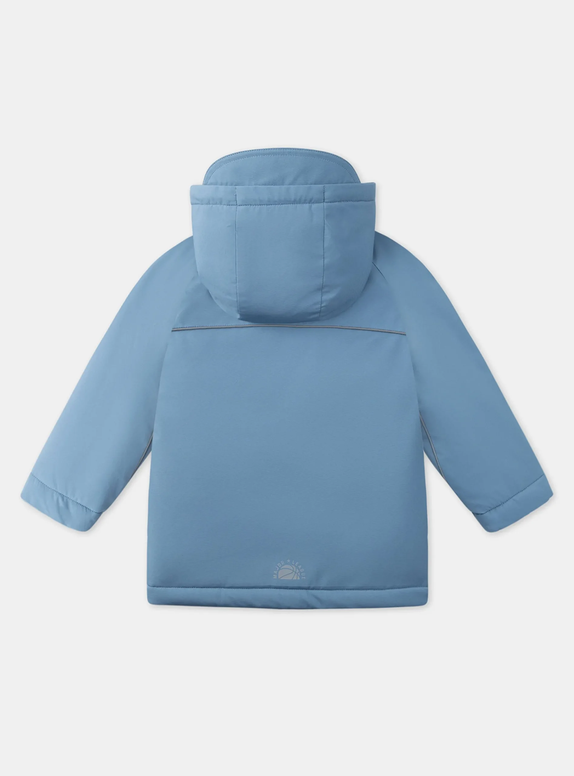 Sergent Major Manteau, Parka & Veste-Parka Bleue à capuche mi-saison