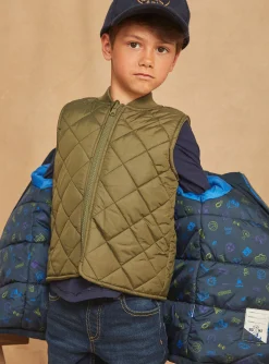 Sergent Major Manteau, Parka & Veste-Parka imperm&eacute;able 3 en 1 bleu marine &agrave; capuche