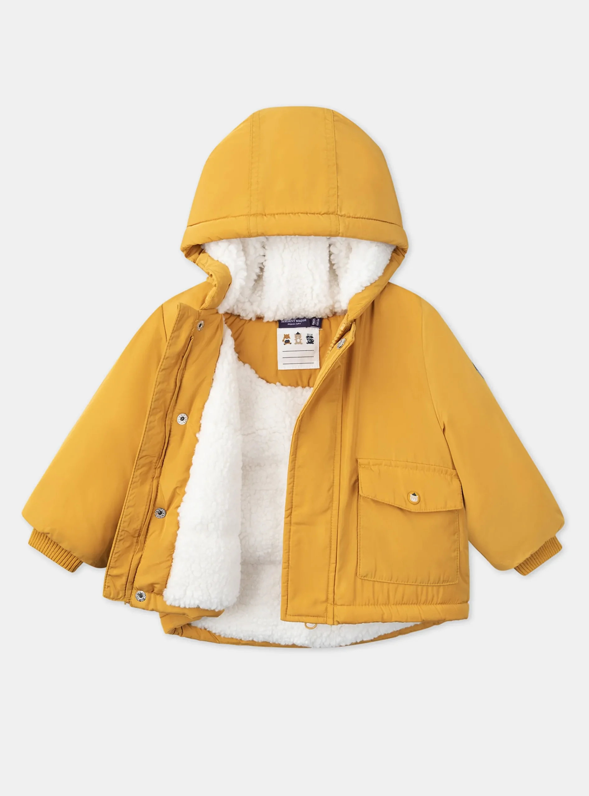 Sergent Major Manteau, Parka & Veste-Parka Jaune