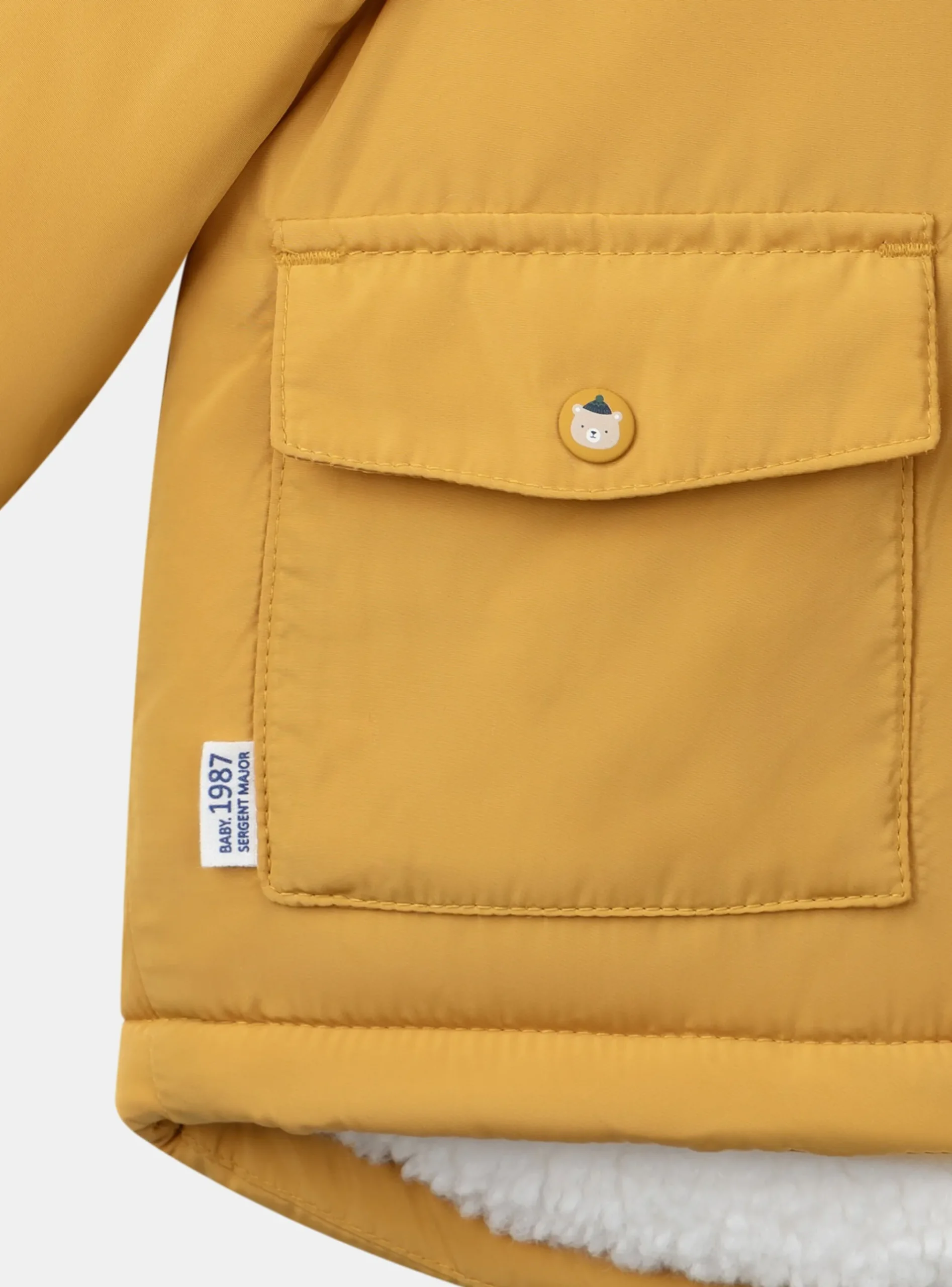 Sergent Major Manteau, Parka & Veste-Parka Jaune