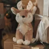 Sergent Major Jouets & Peluches-Peluche Renne jaune et blanche