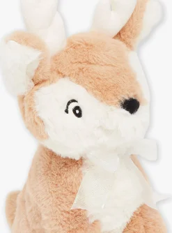Sergent Major Jouets & Peluches-Peluche Renne jaune et blanche