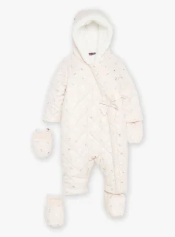 Sergent Major Manteau, Parka & Veste-Pilote rose poudr&eacute; &agrave; imprim&eacute; fleuri
