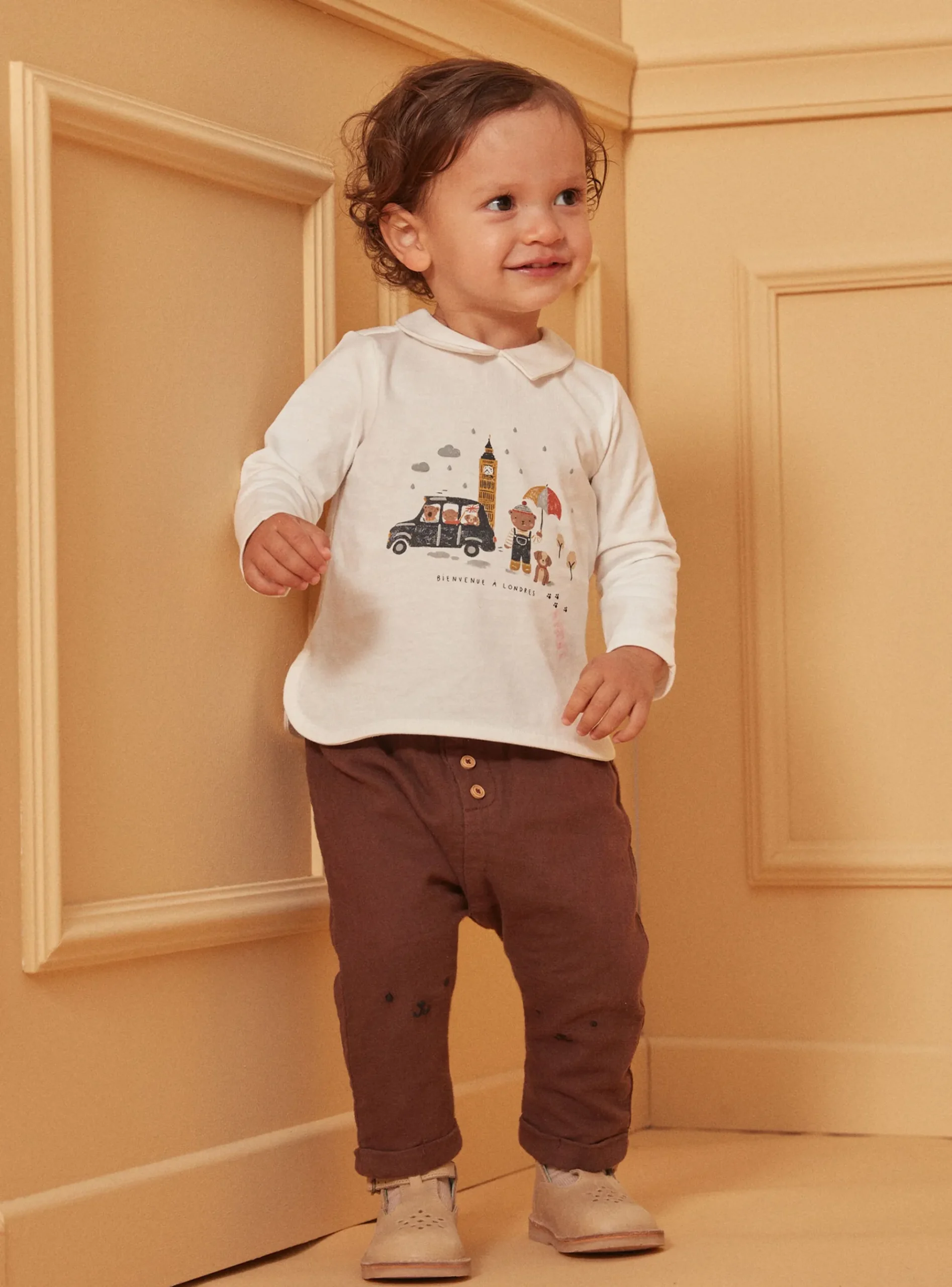 Sergent Major Chemise, T-shirt & Polo-Polo à manches longues imprimé