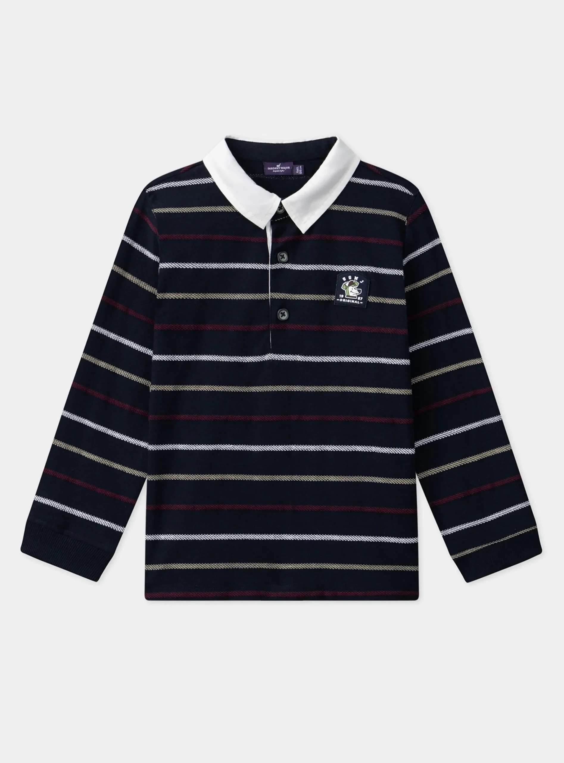 Sergent Major Pull, Gilet & Sweat | T-shirt & Polo-Polo Bleu marine