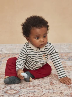 Sergent Major Chemise, T-shirt & Polo-Polo &eacute;cru &agrave; imprim&eacute; &agrave; rayures