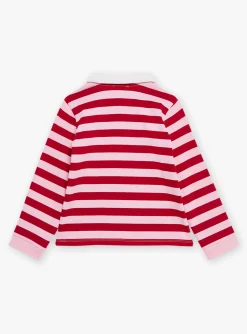 Sergent Major Blouse & T-shirt-Polo rose barbapapa et rouge &agrave; imprim&eacute; &agrave; rayures