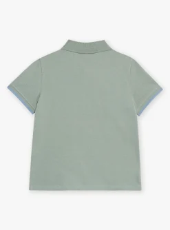 Sergent Major T-shirt & Polo-Polo vert &agrave; motif avions