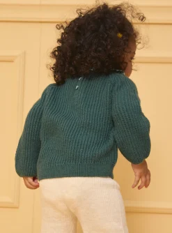 Sergent Major Pull, Gilet & Cardigan-Pull &agrave; col  fleuri