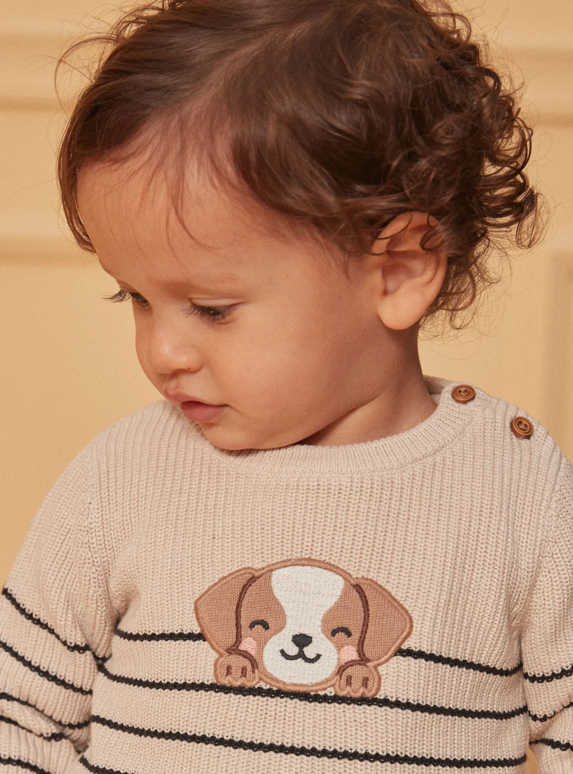 Sergent Major Pull, Gilet & Cardigan-Pull Beige
