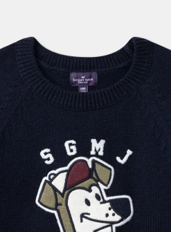 Sergent Major Pull, Gilet & Sweat-Pull Bleu marine