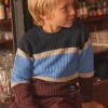 Sergent Major Pull, Gilet & Sweat-Pull chocolat &agrave; manches longues
