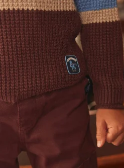 Sergent Major Pull, Gilet & Sweat-Pull chocolat &agrave; manches longues