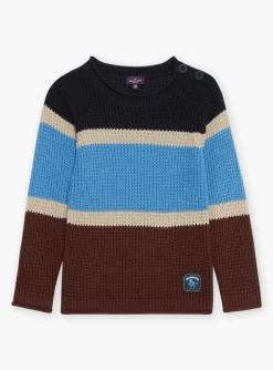 Sergent Major Pull, Gilet & Sweat-Pull chocolat &agrave; manches longues