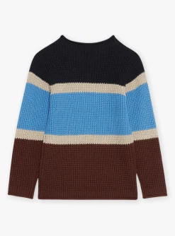 Sergent Major Pull, Gilet & Sweat-Pull chocolat &agrave; manches longues