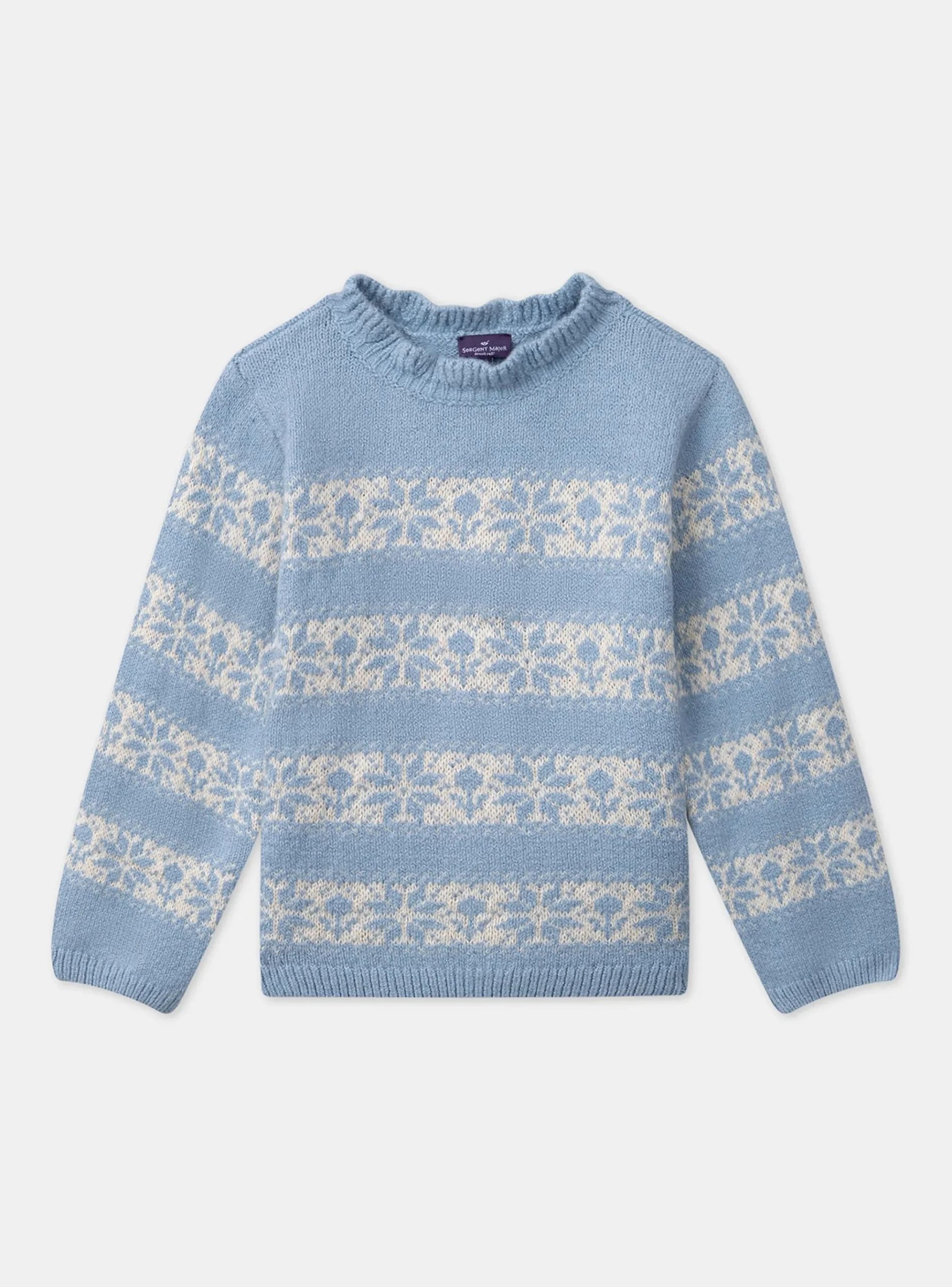 Sergent Major Pull, Gilet & Cardigan-Pull en maille jacquard