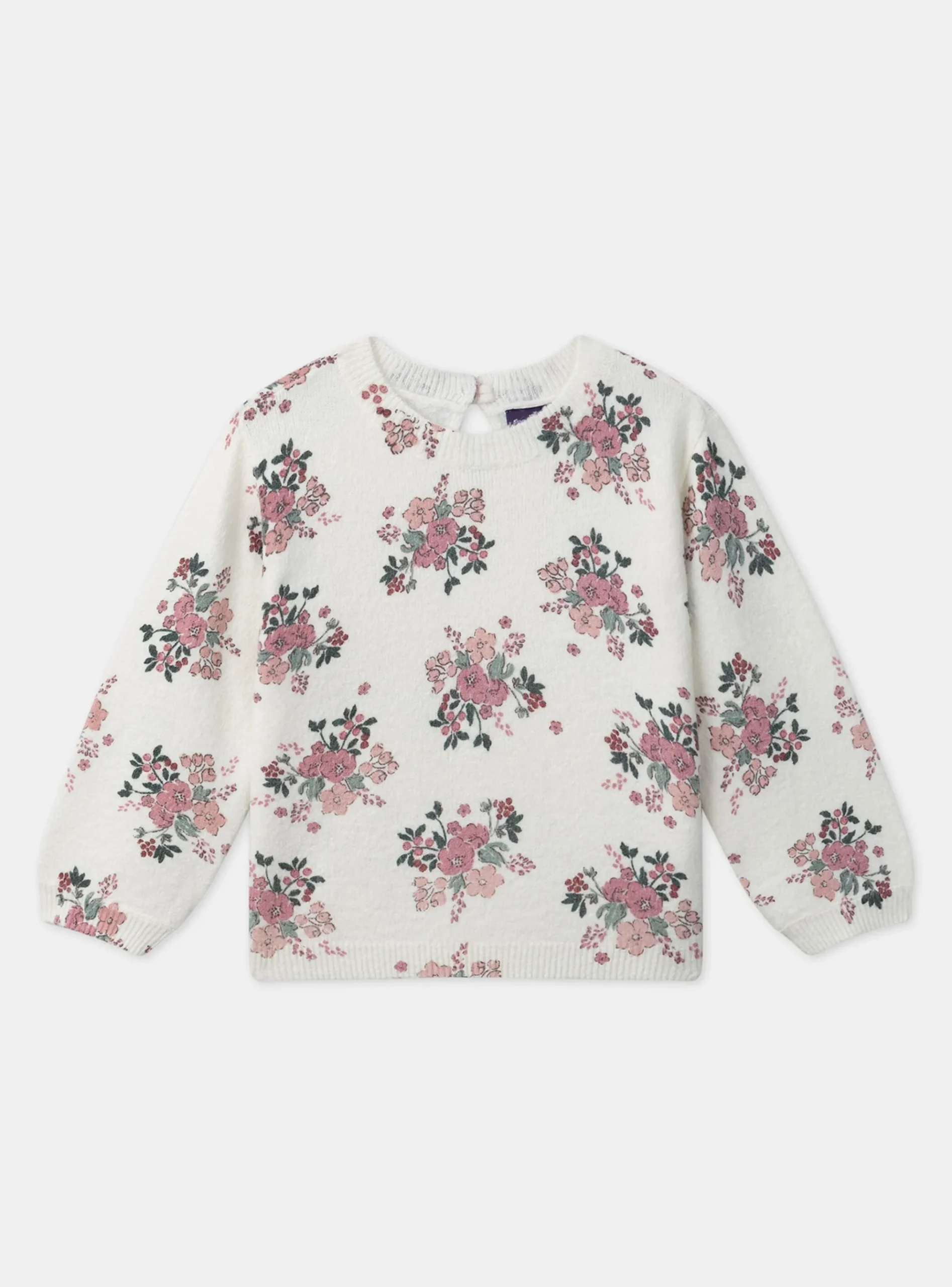 Sergent Major Pull, Gilet & Cardigan-Pull fleuri
