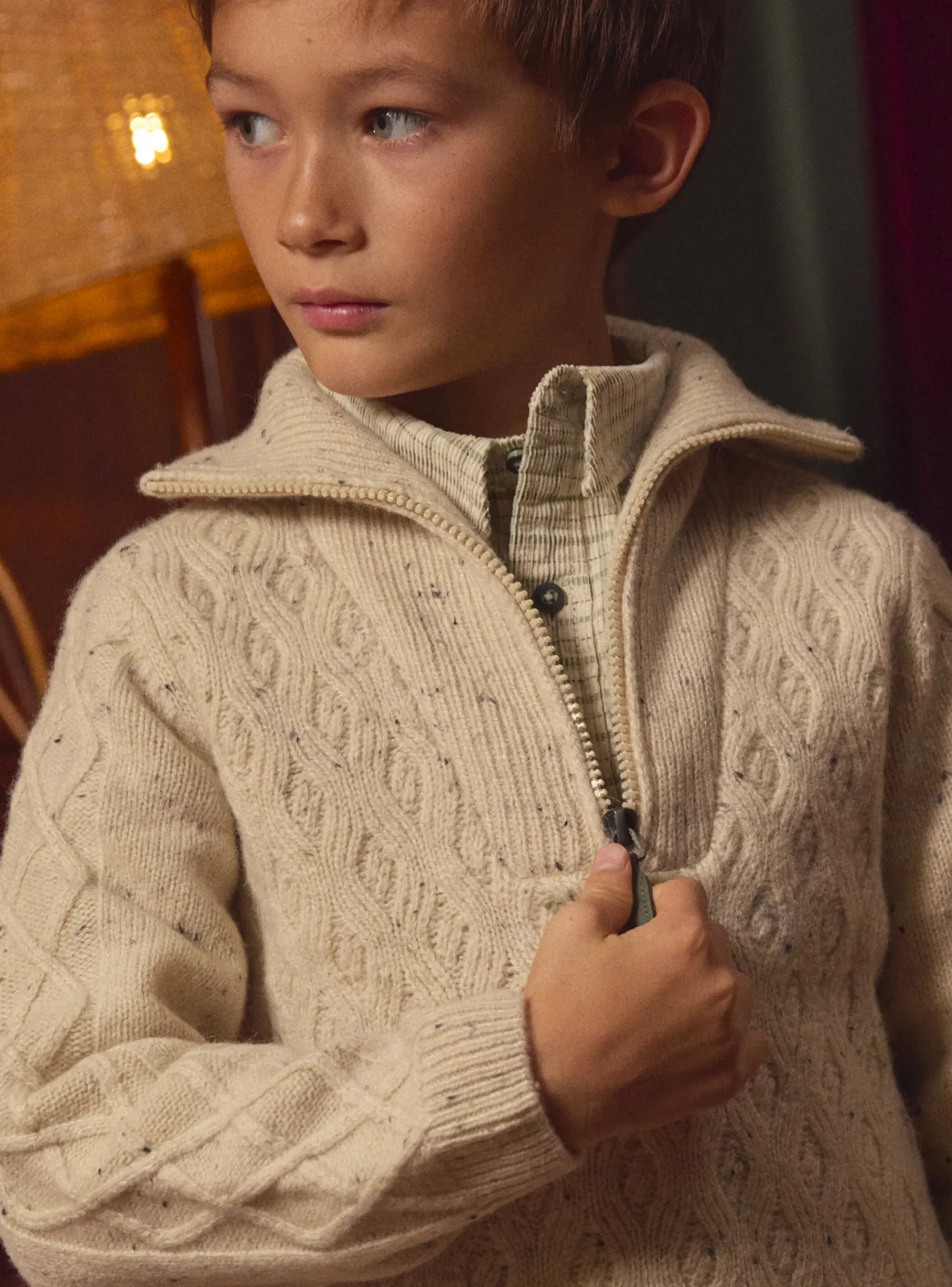 Sergent Major Pull, Gilet & Sweat-Pull Gris Chiné