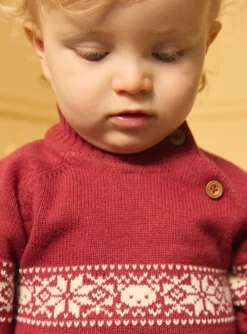 Sergent Major Pull, Gilet & Cardigan-Pull jacquard animaux et flocons