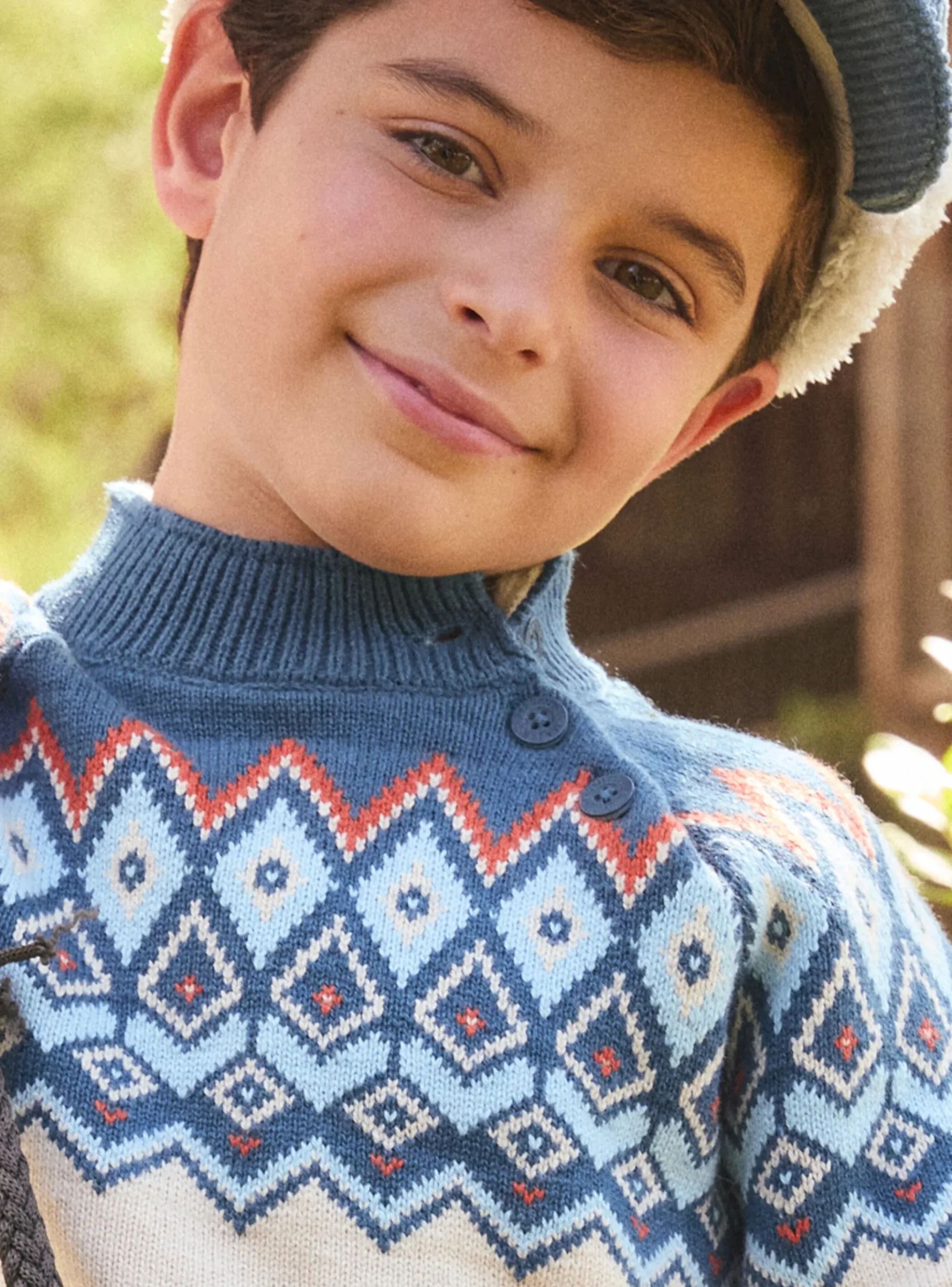 Sergent Major Pull, Gilet & Sweat-Pull Jacquard écru