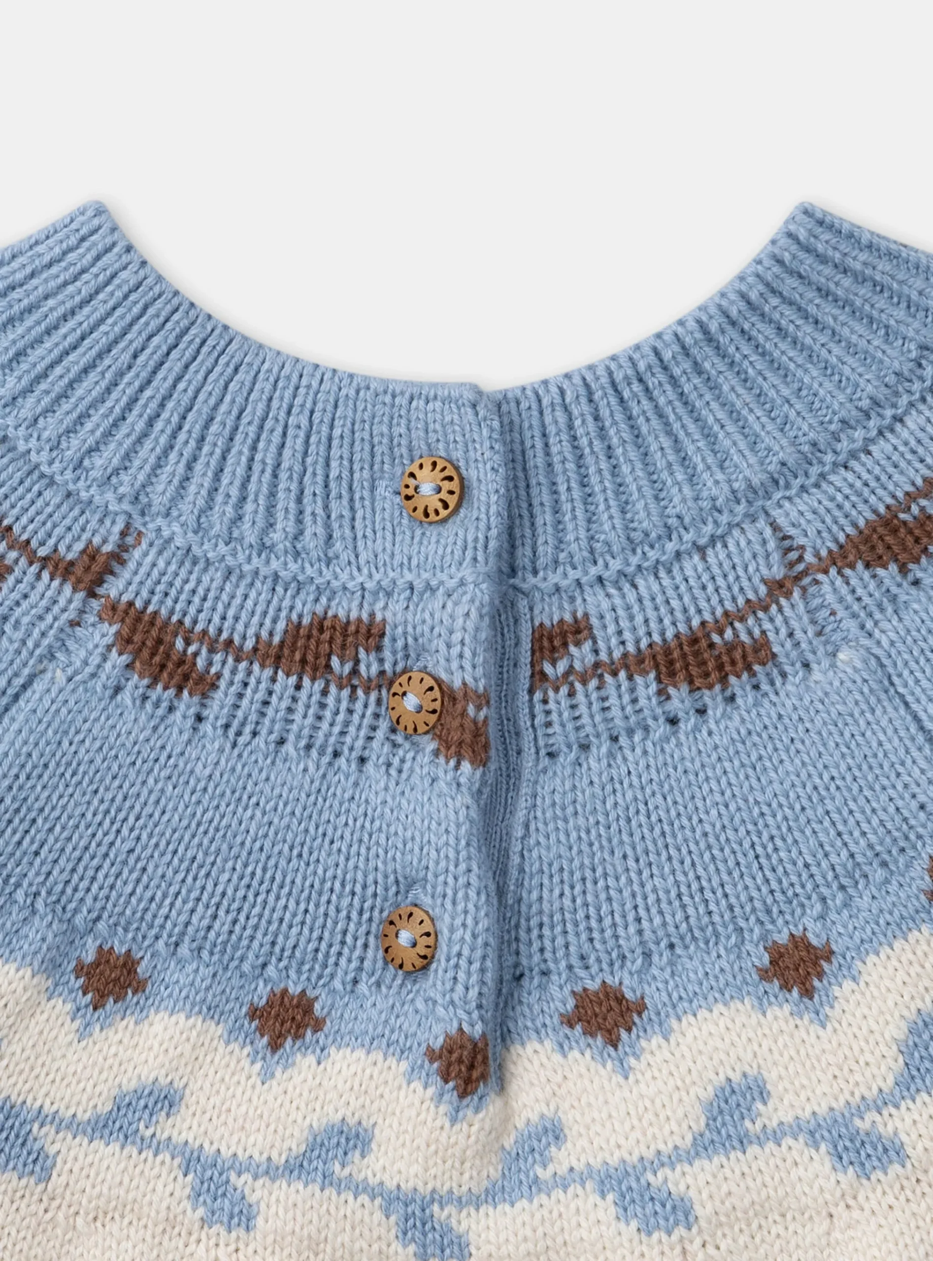Sergent Major Pull, Gilet & Cardigan-Pull jacquard fleurs