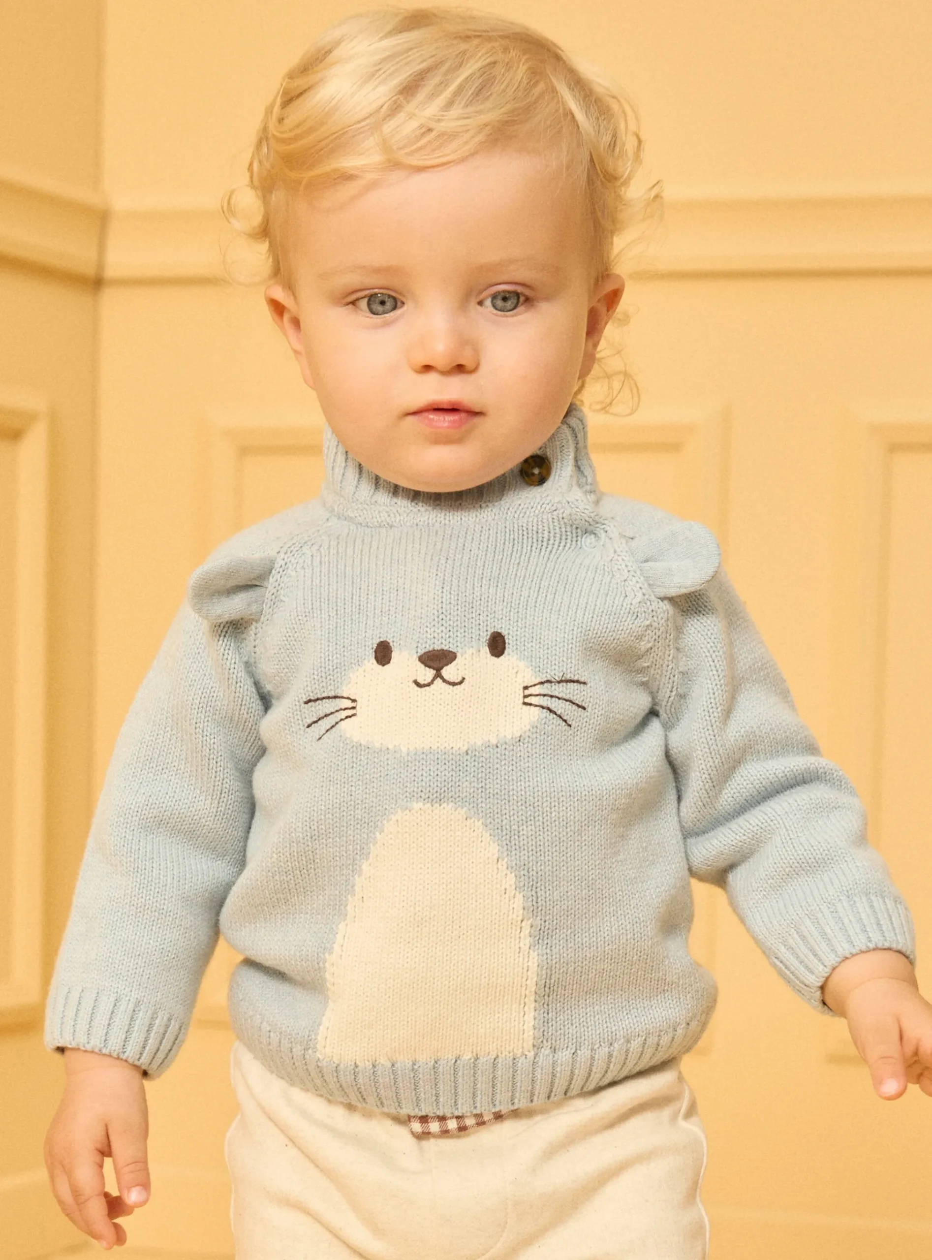 Sergent Major Pull, Gilet & Cardigan-Pull loutre