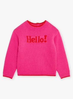 Sergent Major Pull, Gilet & Cardigan-Pull magenta Hello