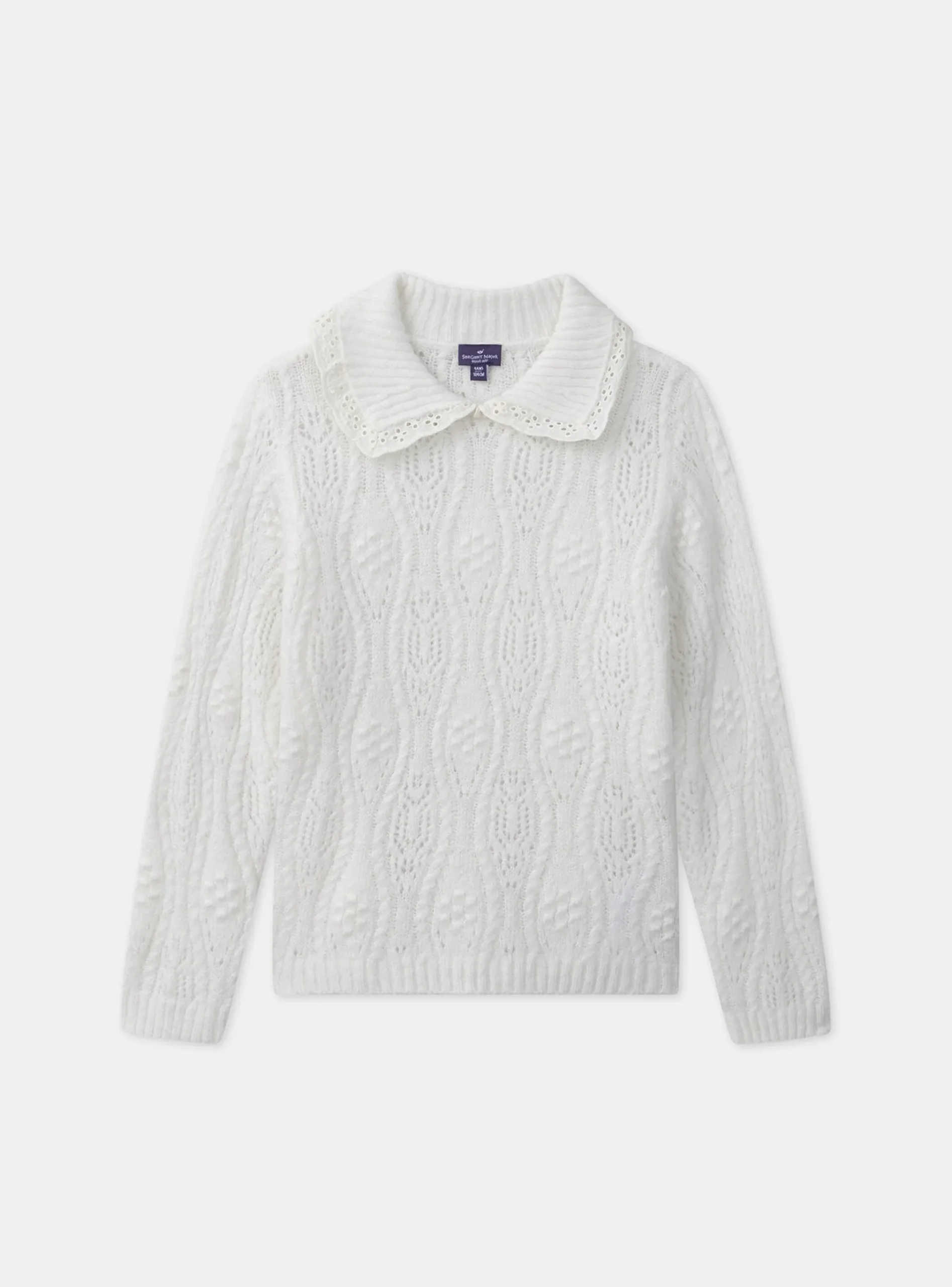 Sergent Major Pull, Gilet & Cardigan-Pull maille ajourée