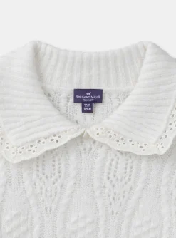 Sergent Major Pull, Gilet & Cardigan-Pull maille ajourée