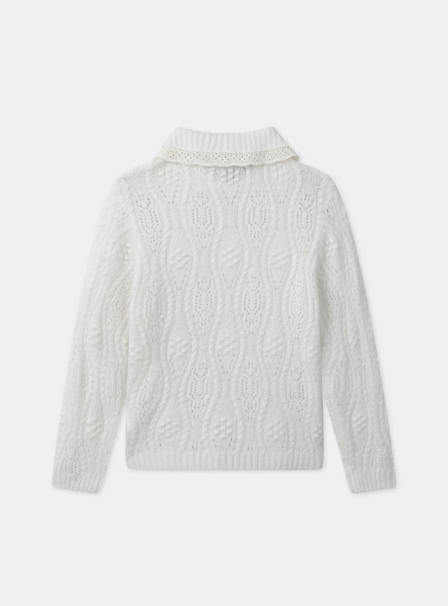 Sergent Major Pull, Gilet & Cardigan-Pull maille ajourée