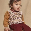 Sergent Major Pull, Gilet & Cardigan-Pull moutarde &agrave; manches longues