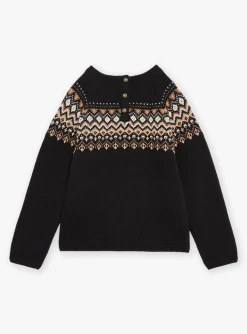 Sergent Major Pull, Gilet & Cardigan-Pull Noir