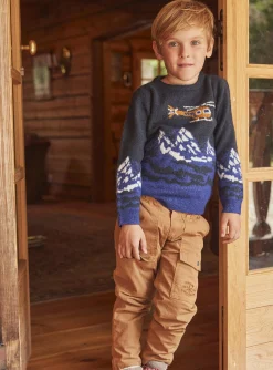 Sergent Major Pull, Gilet & Sweat-Pull noir en jacquard
