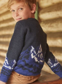 Sergent Major Pull, Gilet & Sweat-Pull noir en jacquard
