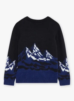 Sergent Major Pull, Gilet & Sweat-Pull noir en jacquard