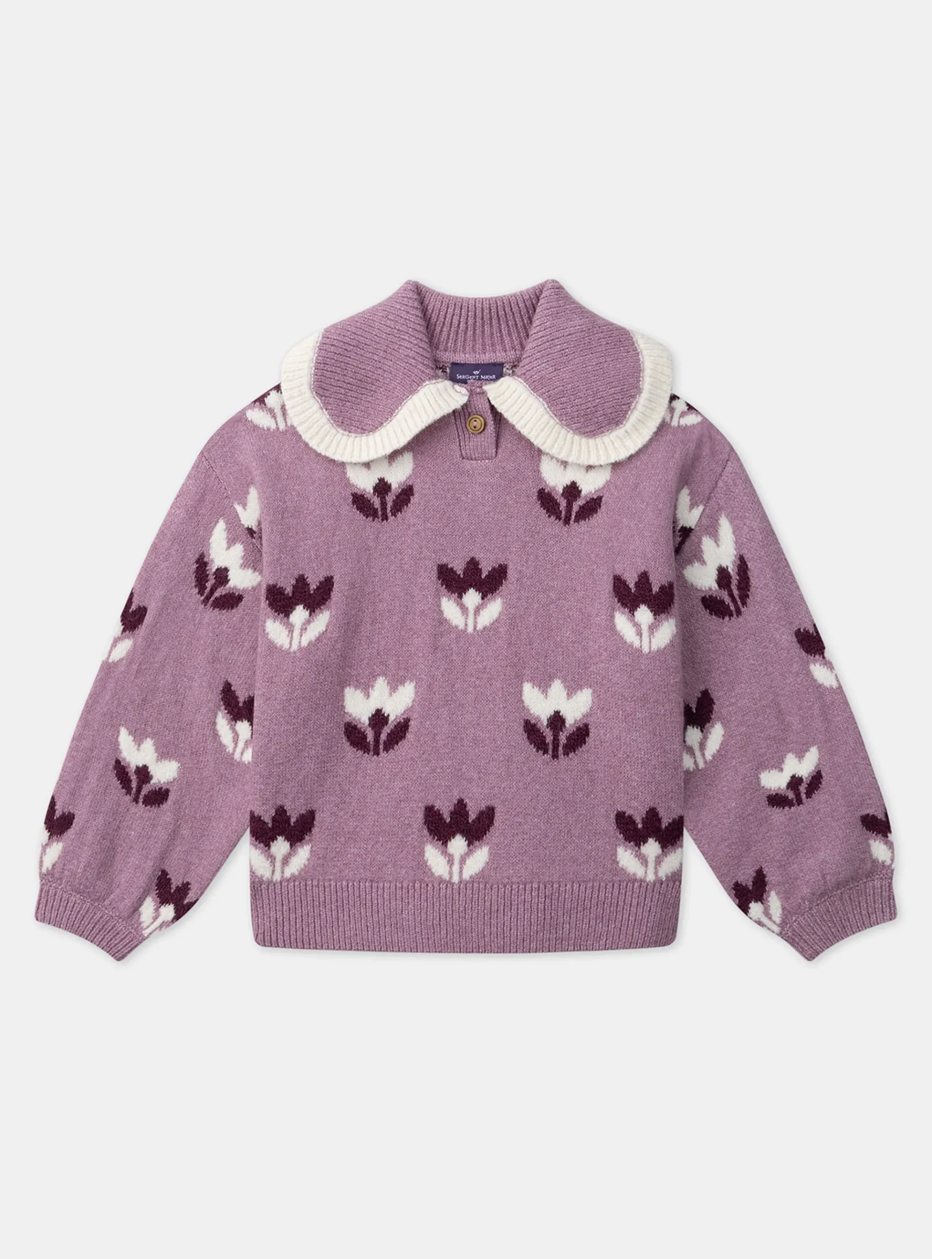 Sergent Major Pull, Gilet & Cardigan-Pull Parme