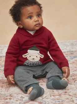 Sergent Major Pull, Gilet & Cardigan-Pull Pourpre